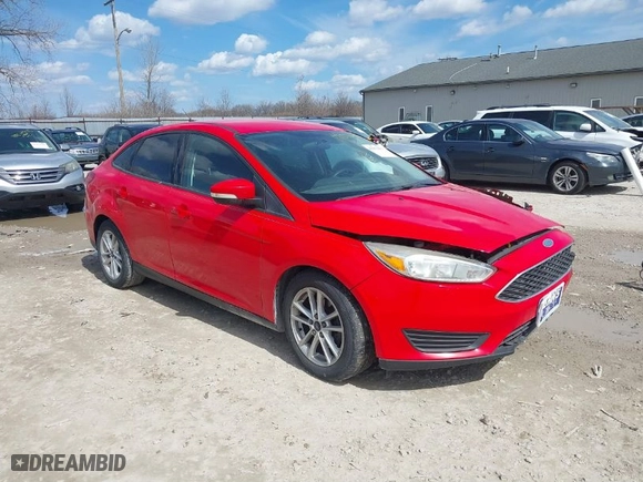 2016 Ford Focus SE with VIN 1FADP3F29GL342973, listed as a IAAI auction lot 41870483 with 121,709 mi miles. Bid and sale history available at carsss.com. Image 1.