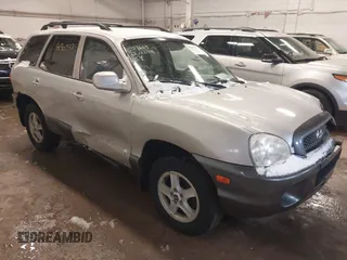 2003 Hyundai Santa Fe GLS with VIN KM8SC73D83U428723, listed as a IAAI auction lot 41305370 with 244,579 mi miles. Bid and sale history available at carsss.com. Image 1.