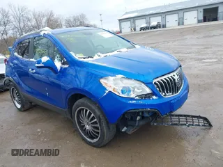 2016 Buick Encore with VIN KL4CJASB5GB716352, listed as a IAAI auction lot 40925663 with 108,049 mi miles and . Bid and sale history available at carsss.com. Image 1.