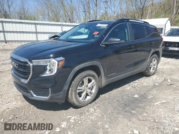 2024 GMC Terrain SLE with VIN 3GKALMEGXRL278935, listed as a Copart auction lot 52300805 with 11,200 mi miles and Salvage title. Bid and sale history available at DreamBid. Image 1.
