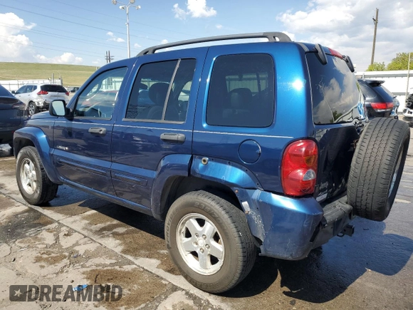 2004 Jeep Liberty Limited with VIN 1J4GL58K34W150741, listed as a Copart auction lot 53392095 with 203,458 mi miles and Salvage title. Bid and sale history available at DreamBid. Image 2.