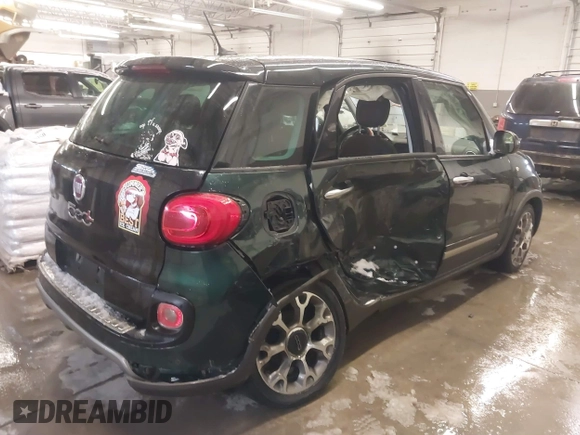 2014 FIAT 500L Trekking with VIN ZFBCFADHXEZ006962, listed as a IAAI auction lot 41249250 with 170,942 mi miles and . Bid and sale history available at DreamBid. Image 4.