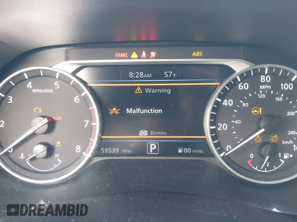 2021 Nissan Sentra SV with VIN 3N1AB8CV3MY254742, listed as a IAAI auction lot 41871414 with 59,539 mi miles and . Bid and sale history available at DreamBid. Image 15.