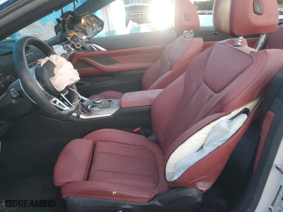 2025 BMW 4 Series 430i with VIN WBA33DB06SCS07578, listed as a Copart auction lot 43114995 with 5,169 mi miles and Salvage Title. Bid and sale history available at carsss.com. Image 7.