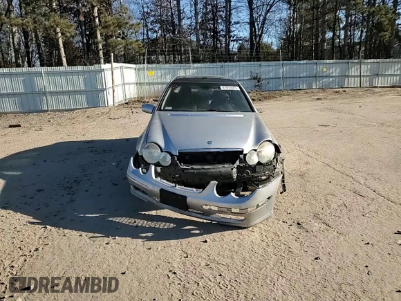 2003 Mercedes-Benz C with VIN WDBRN64J93A459216, listed as a Copart auction lot 87855085 with 208,336 mi miles and Salvage title. Bid and sale history available at DreamBid. Image 10.