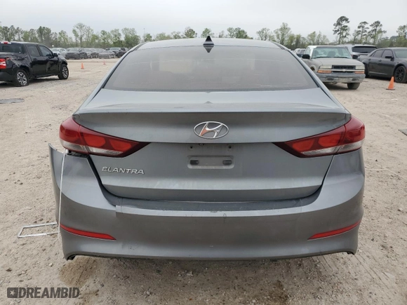 2017 Hyundai Elantra SE with VIN KMHD84LF9HU196778, listed as a Copart auction lot 49861335 with 130,011 mi miles and Salvage Title. Bid and sale history available at carsss.com. Image 6.