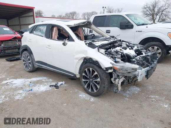 2019 Mazda CX-3 Grand Touring with VIN JM1DKFD7XK0412371, listed as a IAAI auction lot 41218170 with 1 mi miles. Bid and sale history available at carsss.com. Image 1.