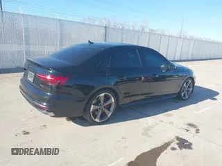 2022 Audi A4 S line Premium Plus with VIN WAUEAAF4XNA008656, listed as a IAAI auction lot 41754921 with 78,118 mi miles and . Bid and sale history available at DreamBid. Image 4.