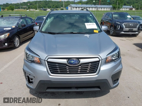 2019 Subaru Forester Premium with VIN JF2SKAGC3KH443287, listed as a IAAI auction lot 42497593 with 120,890 mi miles and . Bid and sale history available at DreamBid. Image 12.