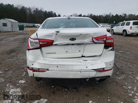 2015 Kia Cadenza Premium with VIN KNALN4D73F5194660, listed as a Copart auction lot 88107625 with 92,787 mi miles and Salvage Title. Bid and sale history available at carsss.com. Image 6.