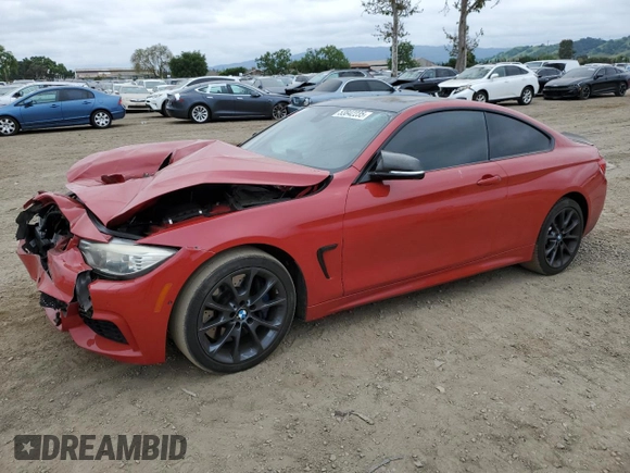 2016 BMW 4 Series 435i with VIN WBA3R1C54GK529351, listed as a Copart auction lot 53842235 with 94,757 mi miles and Salvage title. Bid and sale history available at DreamBid. Image 1.