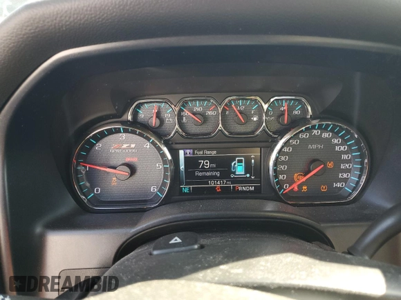 2015 Chevrolet Silverado 1500 LT with VIN 3GCUKRECXFG453985, listed as a Copart auction lot 51987285 with 101,417 mi miles and Salvage Title. Bid and sale history available at carsss.com. Image 9.