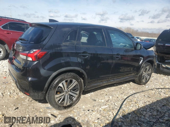 2021 Mitsubishi Outlander ES with VIN JA4ARUAU5MU019655, listed as a Copart auction lot 51538595 with 87,326 mi miles and Non repairable. Bid and sale history available at DreamBid. Image 3.