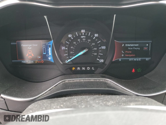 2015 Ford Fusion Titanium Hybrid with VIN 3FA6P0RUXFR115229, listed as a Copart auction lot 54629355 with 76,671 mi miles and Salvage title. Bid and sale history available at DreamBid. Image 9.