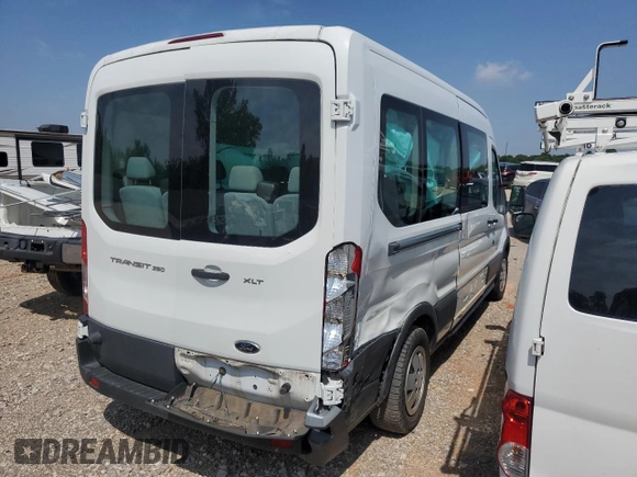 2016 Ford Transit XL with VIN 1FBAX2CM3GKA74591, listed as a Copart auction lot 53490744 with 80,039 mi miles and Salvage title. Bid and sale history available at DreamBid. Image 3.