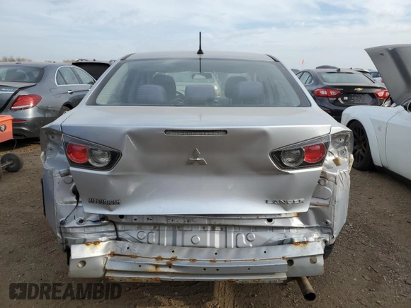 2015 Mitsubishi Lancer ES with VIN JA32U2FU9FU006141, listed as a Copart auction lot 78599234 with 82,919 mi miles and Salvage Title. Bid and sale history available at DreamBid. Image 6.
