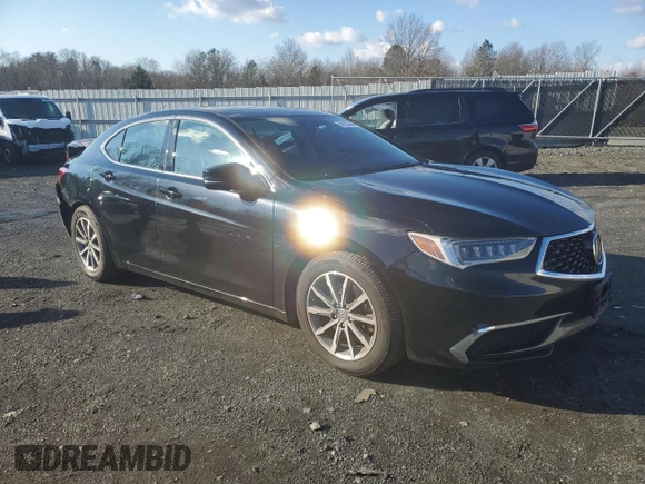 2020 Acura TLX with VIN 19UUB1F35LA017007, listed as a Copart auction lot 84523444 with 55,532 mi miles and Salvage title. Bid and sale history available at DreamBid. Image 4.