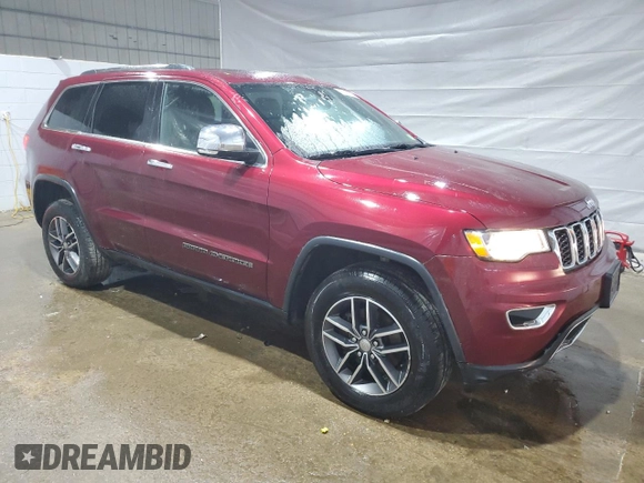 2018 Jeep Grand Cherokee Limited with VIN 1C4RJFBG7JC167103, listed as a Copart auction lot 59600655 with 63,140 mi miles and Clean title. Bid and sale history available at DreamBid. Image 4.