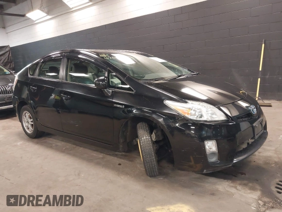 2010 Toyota Prius II with VIN JTDKN3DU5A0101657, listed as a IAAI auction lot 42038593 with 169,243 mi miles. Bid and sale history available at carsss.com. Image 1.