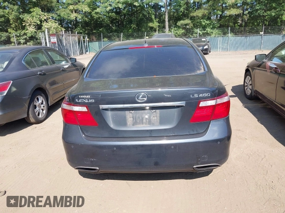 2008 Lexus LS 460 with VIN JTHBL46F485061741, listed as a IAAI auction lot 42631695 with 213,490 mi miles and . Bid and sale history available at DreamBid. Image 16.