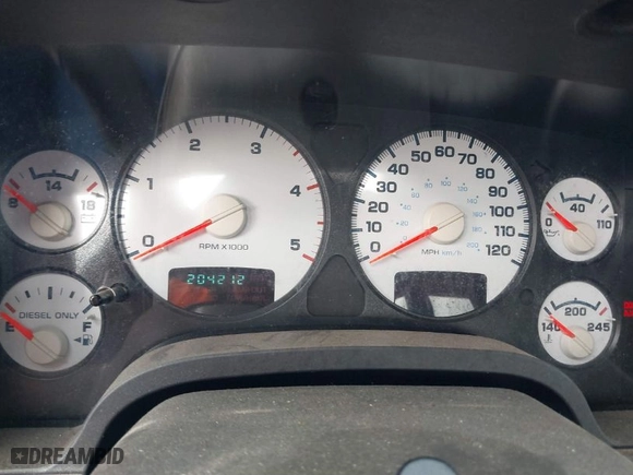 2004 Dodge Ram 2500 SLT with VIN 3D7KU28C14G283569, listed as a IAAI auction lot 41866373 with 204,212 mi miles. Bid and sale history available at carsss.com. Image 15.