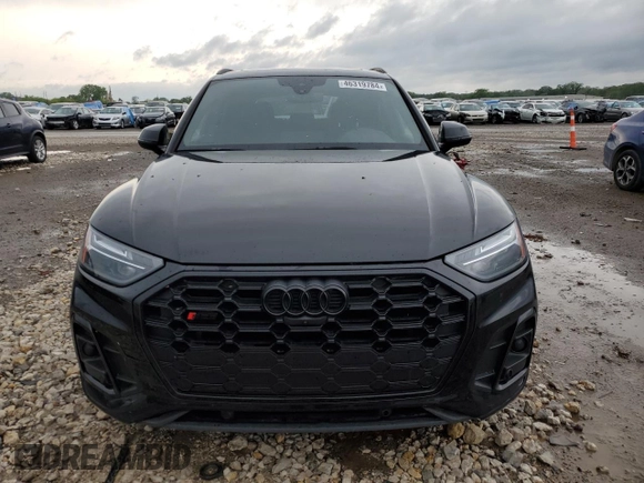 2023 Audi SQ5 Premium Plus with VIN WA1B4AFY7P2146601, listed as a Copart auction lot 46319784 with 8,273 mi miles and Salvage title. Bid and sale history available at DreamBid. Image 5.