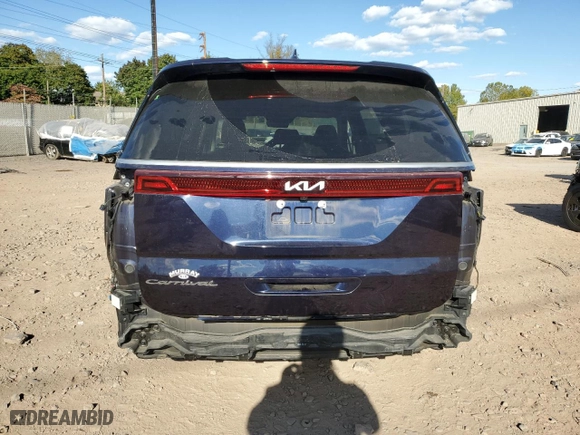 2022 Kia Carnival LXS with VIN KNDNB4H37N6097532, listed as a Copart auction lot 74946394 with 60,188 mi miles and Salvage Title. Bid and sale history available at carsss.com. Image 6.
