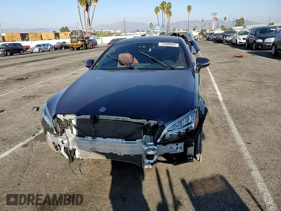 2023 Mercedes-Benz C 300 with VIN W1KWJ8DB3PG130931, listed as a Copart auction lot 73408804 with Not Provided miles and Salvage Title. Bid and sale history available at DreamBid. Image 16.