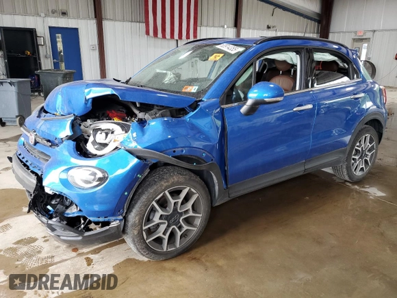 2019 FIAT 500X Trekking Plus with VIN ZFBNFYD16KP773901, listed as a Copart auction lot 63914355 with 36,425 mi miles and Salvage title. Bid and sale history available at DreamBid. Image 1.