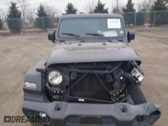 2019 Jeep Wrangler Unlimited Sport Altitude with VIN 1C4HJXDG0KW559807, listed as a IAAI auction lot 41790082 with 34,221 mi miles and . Bid and sale history available at DreamBid. Image 13.