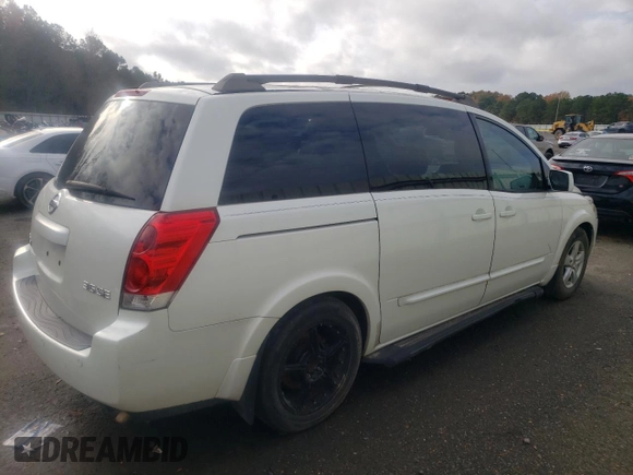2006 Nissan Quest S Special Edition with VIN 5N1BV28UX6N126094, listed as a Copart auction lot 84934494 with 194,706 mi miles and Salvage Title. Bid and sale history available at carsss.com. Image 3.