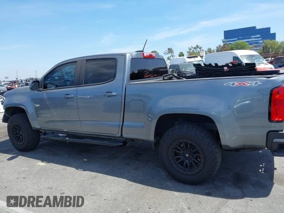 2022 Chevrolet Colorado 4WD Work Truck with VIN 1GCGTBEN2N1148111, listed as a IAAI auction lot 42327481 with 56,506 mi miles and . Bid and sale history available at DreamBid. Image 15.