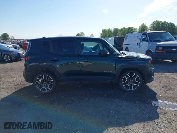 2021 Jeep Renegade Upland with VIN ZACNJDAB6MPM42885, listed as a IAAI auction lot 42013505 with 32,612 mi miles and . Bid and sale history available at DreamBid. Image 13.