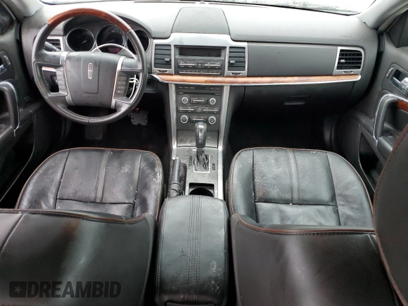 2010 Lincoln MKZ with VIN 3LNHL2GC2AR754598, listed as a Copart auction lot 43327315 with 91,874 mi miles and Salvage title. Bid and sale history available at DreamBid. Image 8.