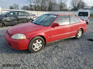 1998 Honda Civic EX with VIN 1HGEJ8249WL062510, listed as a Copart auction lot 44104035 with 133,381 mi miles and Salvage Title. Bid and sale history available at carsss.com. Image 1.