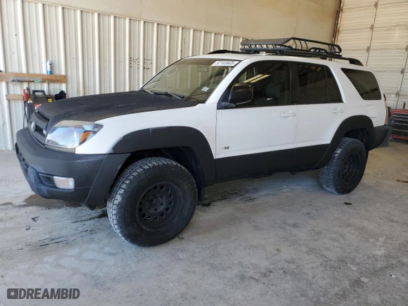2003 Toyota 4Runner SR5 with VIN JTEZT14R930002150, listed as a Copart auction lot 52103605 with 258,959 mi miles and Salvage Title. Bid and sale history available at carsss.com. Image 1.