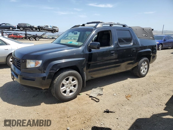 2006 Honda Ridgeline RTL with VIN 2HJYK16596H566552, listed as a Copart auction lot 57516525 with 192,023 mi miles and Salvage Title. Bid and sale history available at DreamBid. Image 1.