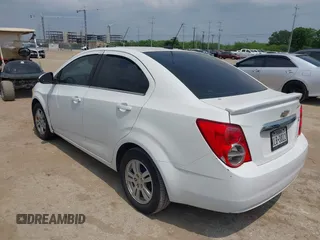 2013 Chevrolet Sonic LT with VIN 1G1JC5SH0D4105379, listed as a IAAI auction lot 42188189 with 198,896 mi miles and . Bid and sale history available at DreamBid. Image 3.