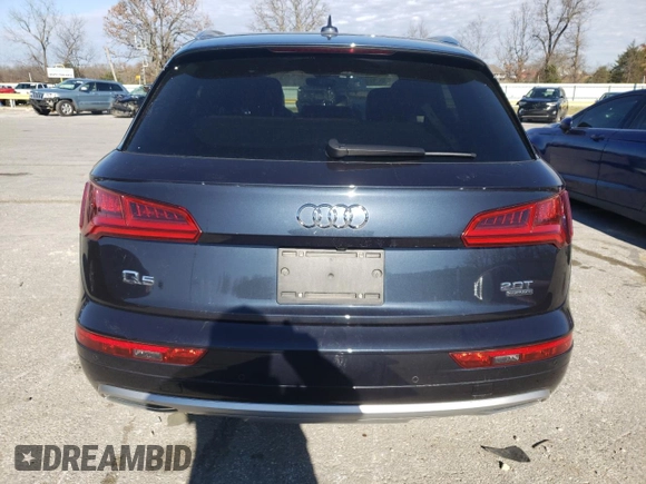 2018 Audi Q5 Premium Plus with VIN WA1BNAFY4J2048453, listed as a Copart auction lot 68726952 with 0 mi miles. Bid and sale history available at carsss.com. Image 6.