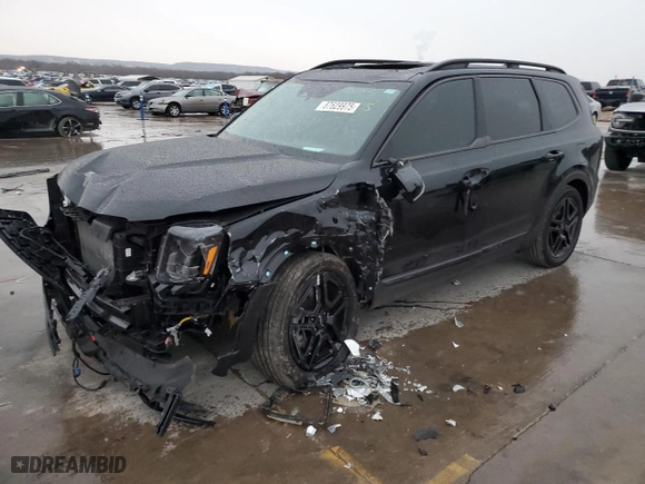 2024 Kia Telluride SX Prestige X-Line with VIN 5XYP5DGC2RG472294, listed as a Copart auction lot 87629975 with 16,231 mi miles and Salvage Title. Bid and sale history available at carsss.com. Image 1.
