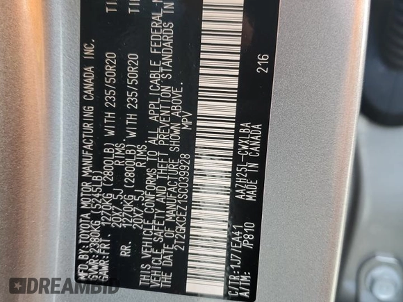2025 Lexus NX 350h Premium z VIN 2T2GKCEZ1SC039928, wystawiony jako Copart lot #50650455 z przebiegiem 4 397 mil mil oraz Szkoda całkowita • Salvage title. Historia ofert i sprzedaży dostępna na DreamBid. Obrazek 13.
