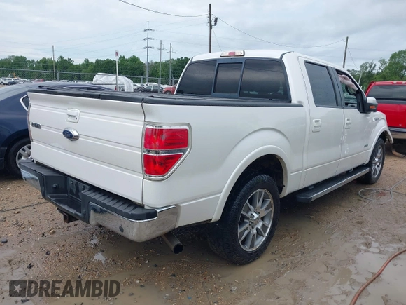 2014 Ford F-150 XL with VIN 1FTFW1CTXEKF15524, listed as a IAAI auction lot 42109740 with 154,554 mi miles and . Bid and sale history available at DreamBid. Image 4.