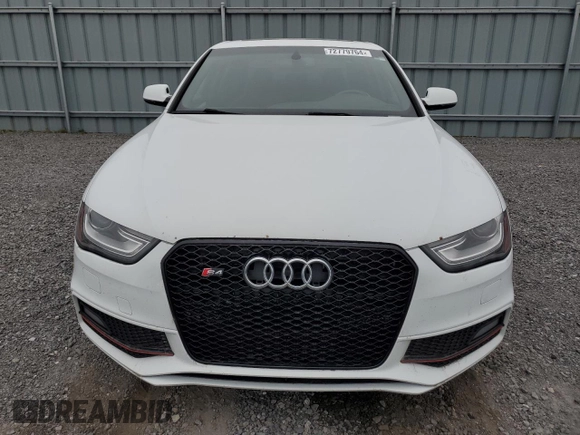 2016 Audi S4 Premium with VIN WAUFGCFL2GA001869, listed as a Copart auction lot 72779764 with 181,707 mi miles and Clean Title. Bid and sale history available at carsss.com. Image 5.