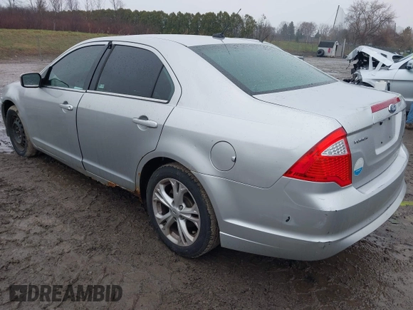 2012 Ford Fusion SE with VIN 3FAHP0HA9CR164546, listed as a IAAI auction lot 42016566 with 185,251 mi miles. Bid and sale history available at carsss.com. Image 3.