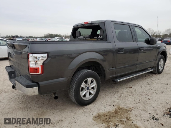 2020 Ford F-150 XL with VIN 1FTEW1CB1LKD56067, listed as a Copart auction lot 87887395 with 106,980 mi miles and Salvage Title. Bid and sale history available at carsss.com. Image 3.