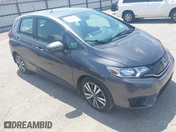 2015 Honda Fit EX-L with VIN 3HGGK5H80FM727081, listed as a IAAI auction lot 42232315 with 57,906 mi miles and . Bid and sale history available at DreamBid. Image 1.