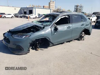 2025 Honda HR-V EX-L z VIN 3CZRZ1H74SM741265, wystawiony jako Copart lot #52449005 z przebiegiem Nie podano mil oraz Szkody całkowita. Historia ofert i sprzedaży dostępna na DreamBid. Obrazek 1.