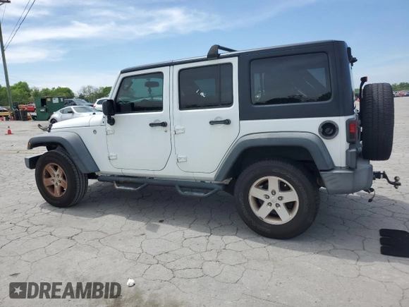 2018 Jeep Wrangler Unlimited Sport S with VIN 1C4BJWDG0JL821471, listed as a Copart auction lot 54175815 with 135,760 mi miles and Clean title. Bid and sale history available at DreamBid. Image 2.