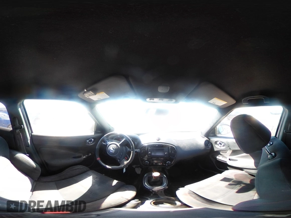 2013 Nissan Juke S with VIN JN8AF5MR4DT220551, listed as a IAAI auction lot 41834289 with 1 mi miles. Bid and sale history available at carsss.com. Image 18.