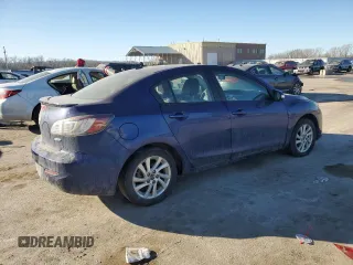 2013 Mazda 3 i Grand Touring with VIN JM1BL1W73D1724744, listed as a Copart auction lot 42173765 with 86,698 mi miles and Salvage Title. Bid and sale history available at carsss.com. Image 3.